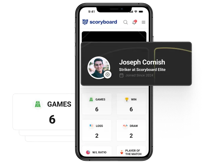 Football profile interface